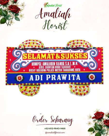 Papan Bunga Ucapan Selamat Tarubasan